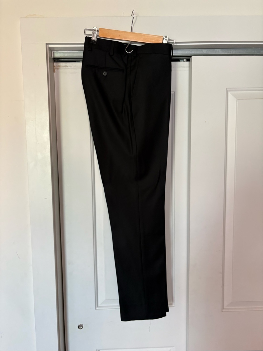 Suitsupply Pure Wool Black Trousers
